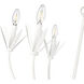 Primrose 6 Light 30.5 inch Textured White Chandelier Ceiling Light